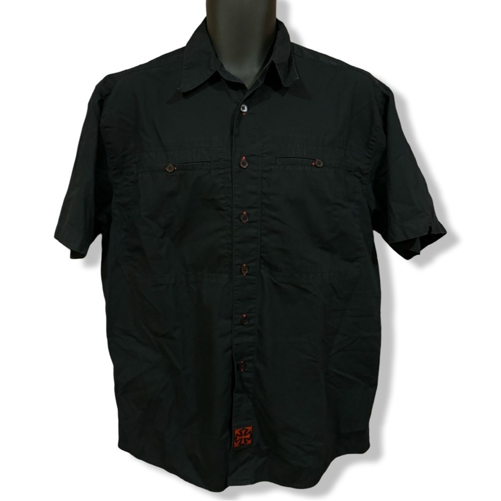 Vintage 00s Independent Skateboard Trucks Button Up Shirt